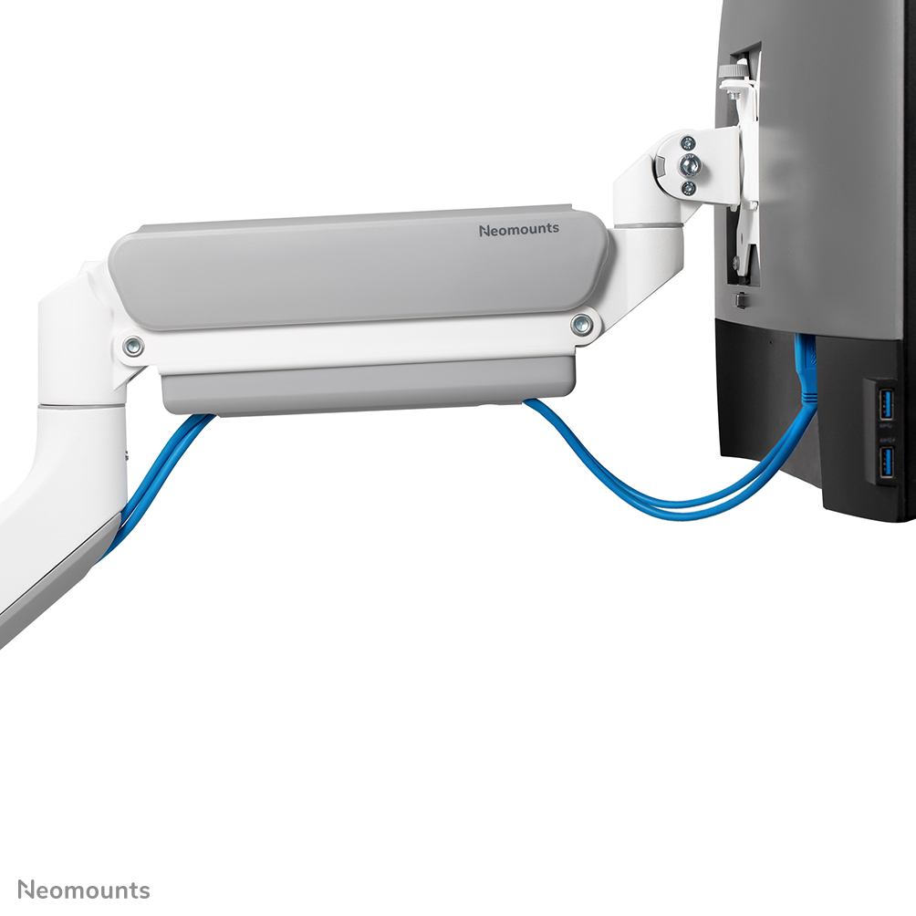 Neomounts DS70-450WH1 Braccio per monitor 17-42" - molla a gas - Topfix - 180°-stop